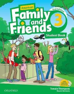 american family and friends 3 -2end edition st + wb + cd  گلاسه