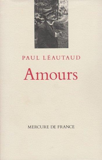 Amours by paul leautaud رمان فرانسه