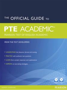 The Official Guide to the PTE Academic + CD