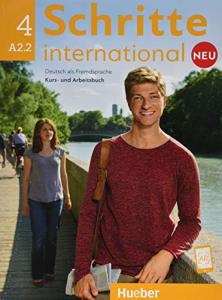 Schritte international  neu 4 A2.2 KURSBUCH+ ARBEITSBUCH + CD