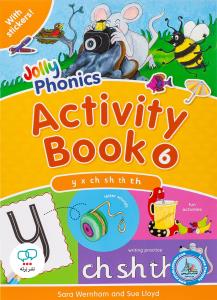 jolly  phonics activity book with stickers!6