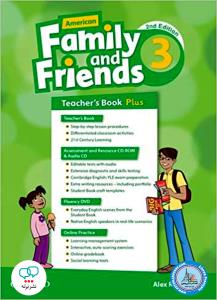 کتاب معلم امریکن فمیلی اند فرندز American Family and Friends 3 (2nd) Teachers book+CD