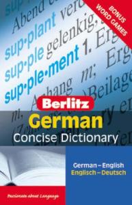 berlitz german concise dictionary  german==english