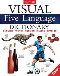 رVisual Five-Language Dictionary : English-french-german-italian-spanish