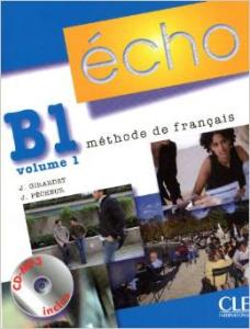 echo b1 volume 1 methode de francais+ cahier + cd